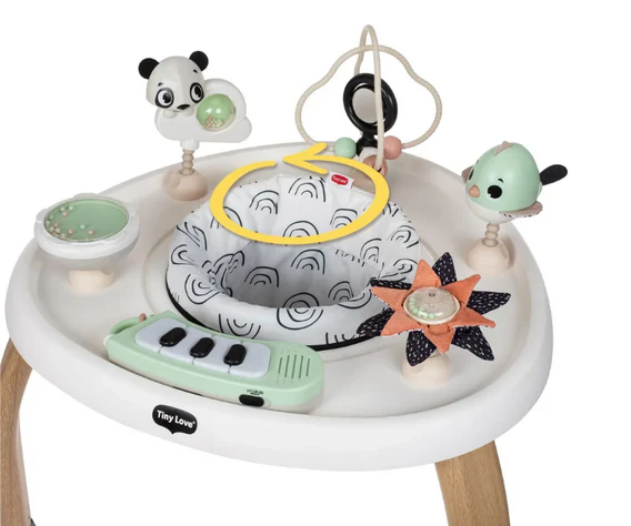 Tiny Love 5-in-1 Here I Grow Activity Center - Black & White