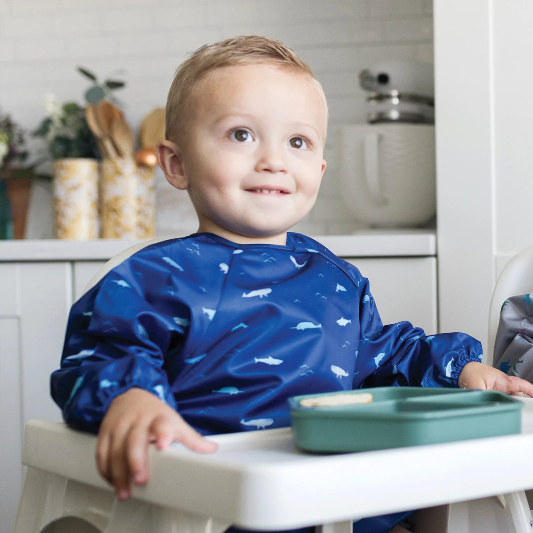 Tiny Twinkle Mess-Proof Full Sleeve Bib (Ocean Life)