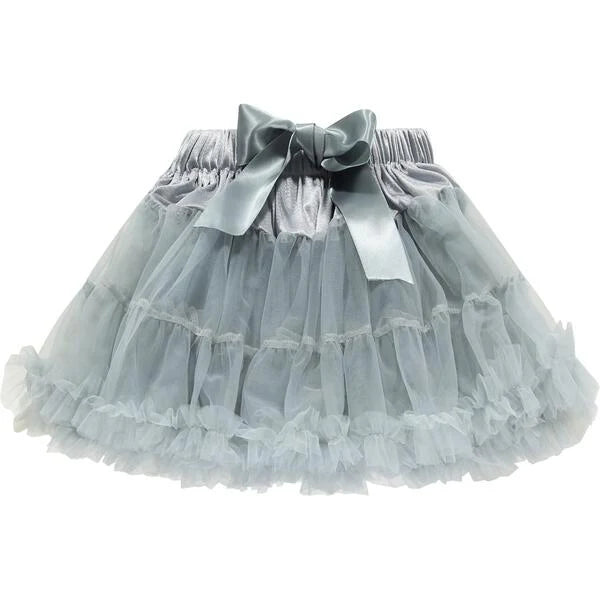 Tiny Victories Ruffle Tutu (Silver)