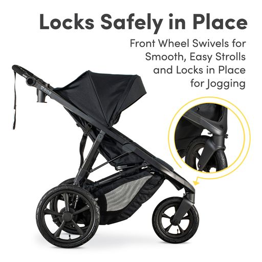 BOB Gear Wayfinder Jogging Stroller Nightfall Black