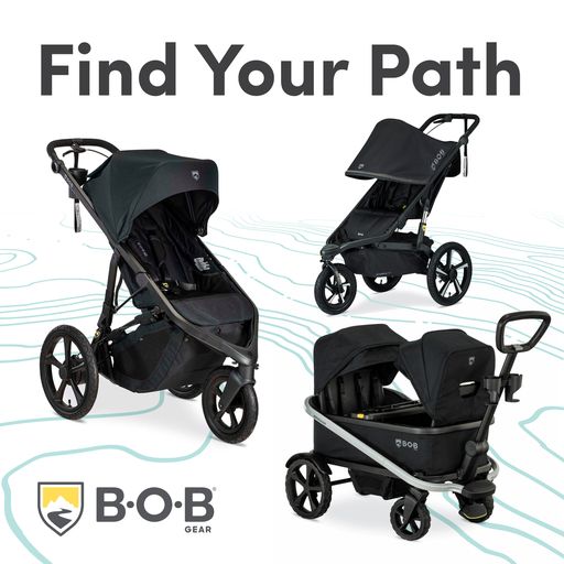 BOB GEAR Wayfinder Jogging Stroller Storm