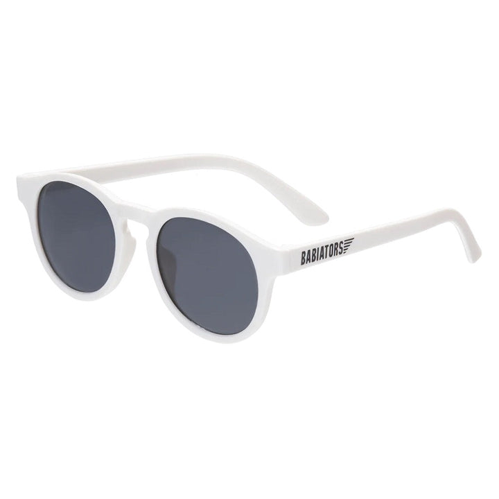 Babiators Keyhole Sunglasses (Wicked White)-Apparel-Babiators--babyandme.ca