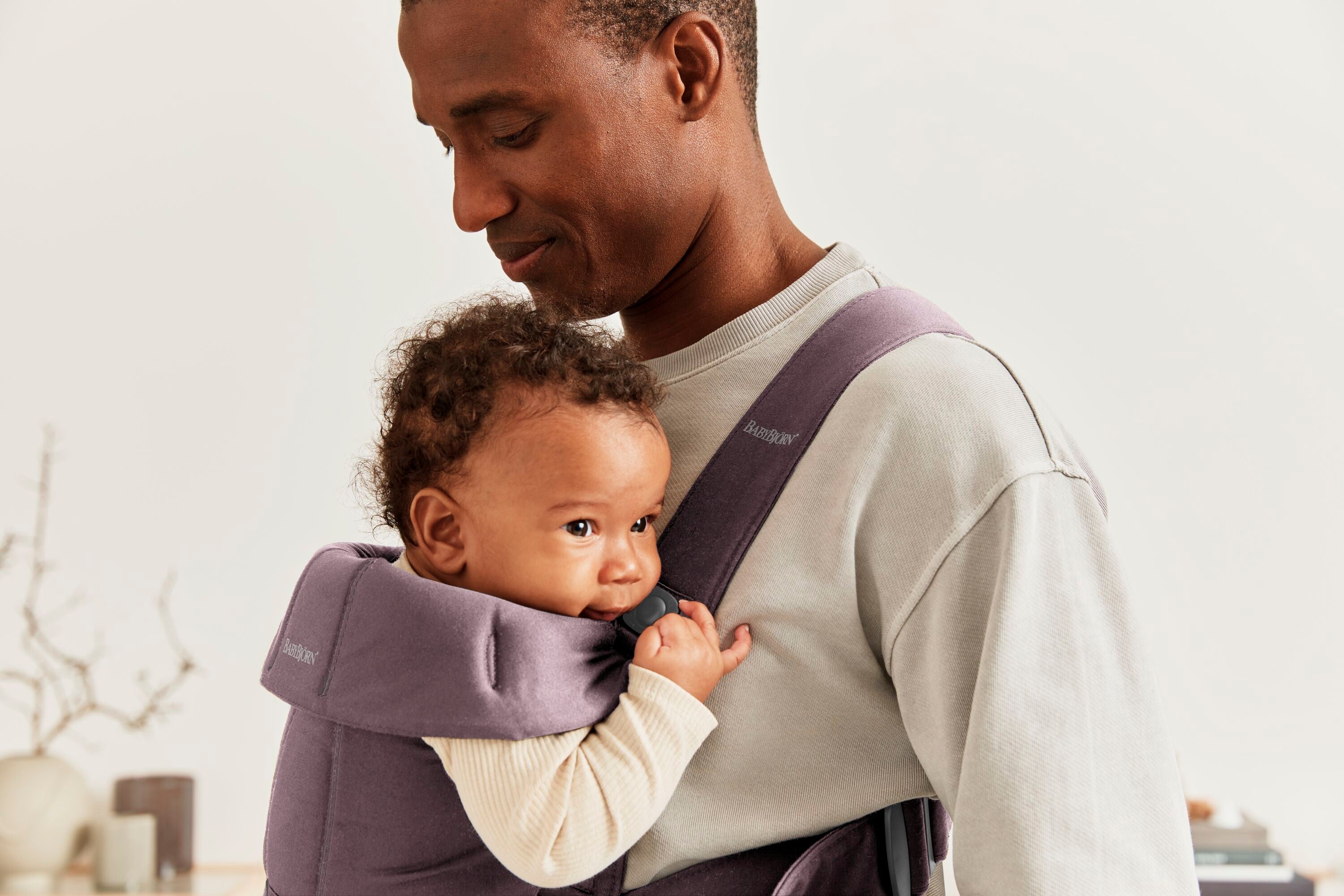 Baby Bjorn Baby Carrier Mini Cotton (Dark Purple