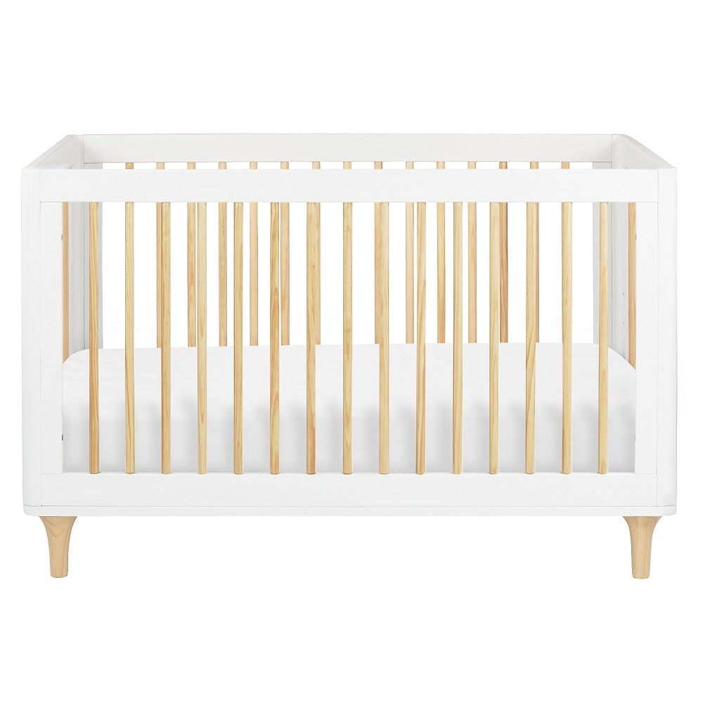 Babyletto Lolly 3-in-1 Crib with Toddler Bed Conversion Kit (White/Natural) SPECIAL ORDER-Nursery-Million Dollar Baby-030743 WN-babyandme.ca