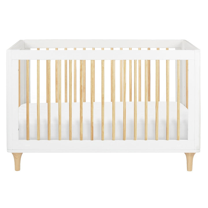 Babyletto Lolly 3-in-1 Crib with Toddler Bed Conversion Kit (White/Natural) SPECIAL ORDER-Nursery-Million Dollar Baby-030743 WN-babyandme.ca