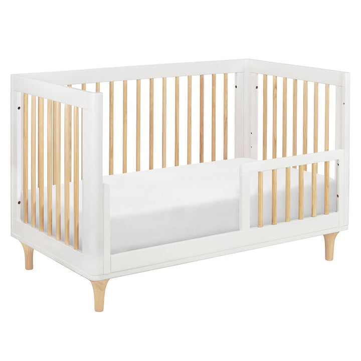 Babyletto Lolly 3-in-1 Crib with Toddler Bed Conversion Kit (White/Natural) SPECIAL ORDER-Nursery-Million Dollar Baby-030743 WN-babyandme.ca