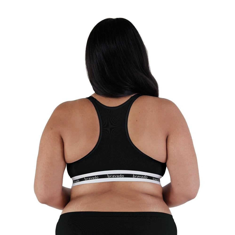 Bravado Original Extended Cup Nursing Bra 2.0 (Black)-Feeding-Bravado--babyandme.ca