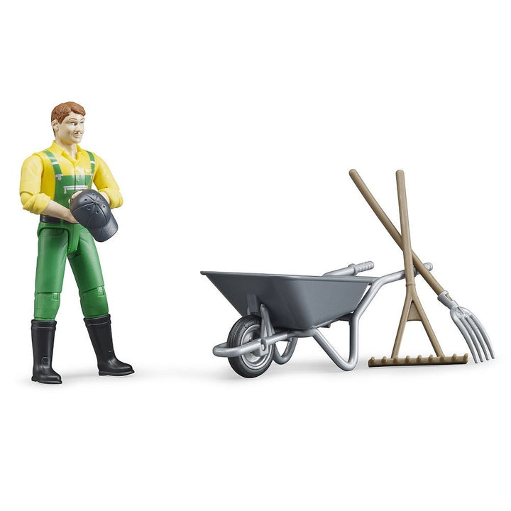 Bruder Farmer with Accessories-Toys & Learning-Bruder-031150-babyandme.ca