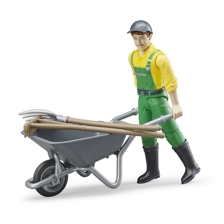 Bruder Farmer with Accessories-Toys & Learning-Bruder-031150-babyandme.ca