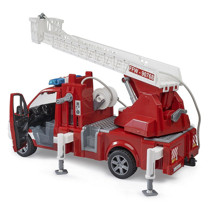 Bruder MB Sprinter Fire Engine with Ladder, Water Pump, and Light & Sound-Toys & Learning-Bruder-030884-babyandme.ca