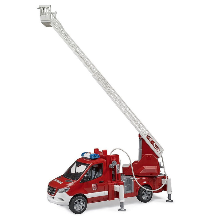 Bruder MB Sprinter Fire Engine with Ladder, Water Pump, and Light & Sound-Toys & Learning-Bruder-030884-babyandme.ca