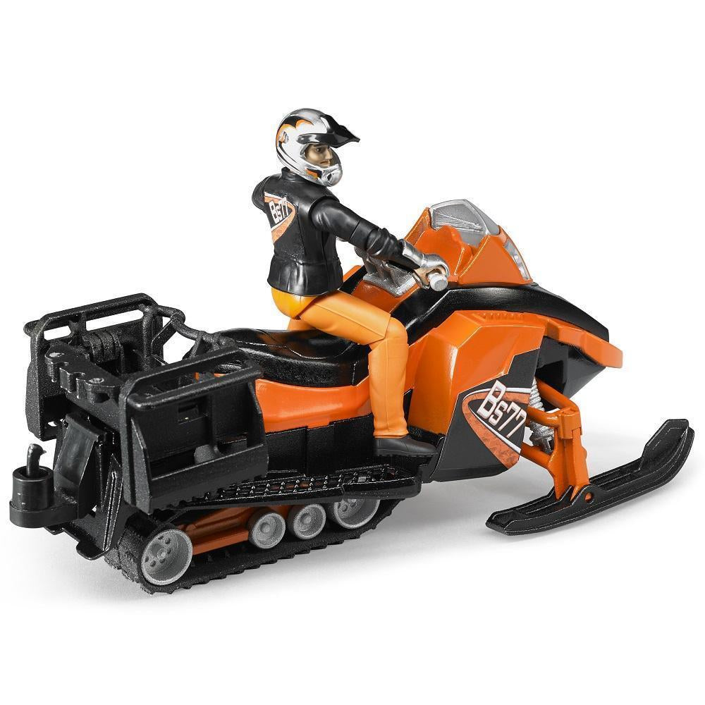 Bruder Snowmobile with Driver and Accessories-Toys & Learning-Bruder-020149-babyandme.ca