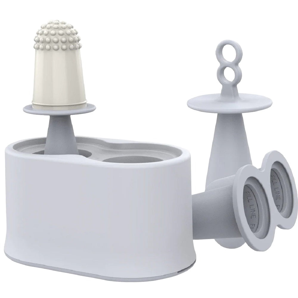 Ezpz Tiny Pops (Pewter)-Feeding-Ezpz-031657 PW-babyandme.ca