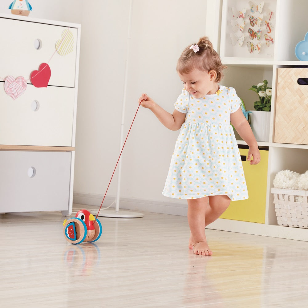 Hape Baby Bird Pull Along-Toys & Learning-Hape-026328-babyandme.ca