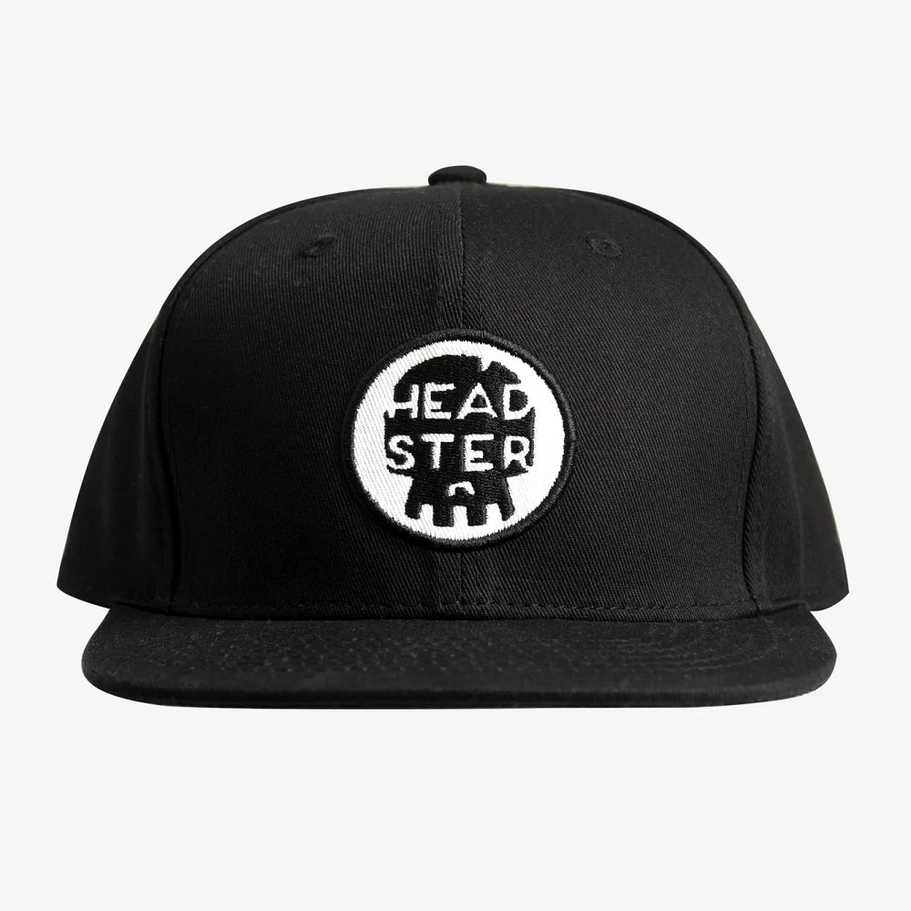 Headster Kids Original Black Snapback Cap-Apparel-Headster Kids--babyandme.ca