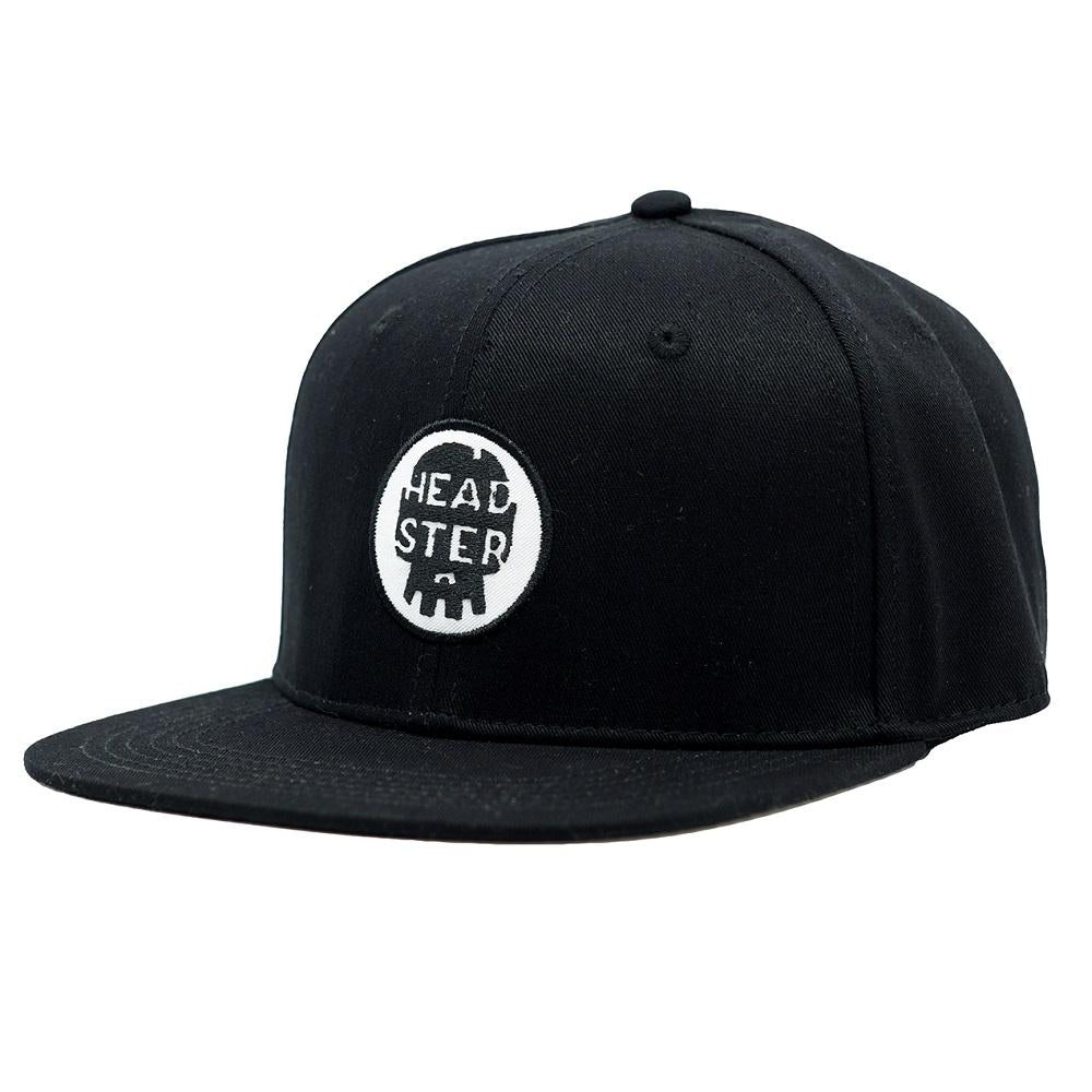 Headster Kids Original Black Snapback Cap-Apparel-Headster Kids--babyandme.ca