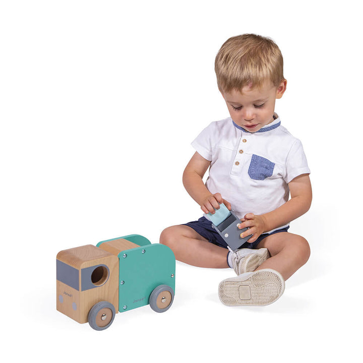 Janod Bolid Recycling Truck-Toys & Learning-Janod-030935-babyandme.ca