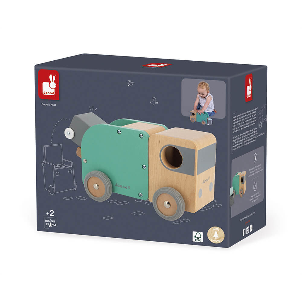 Janod Bolid Recycling Truck-Toys & Learning-Janod-030935-babyandme.ca