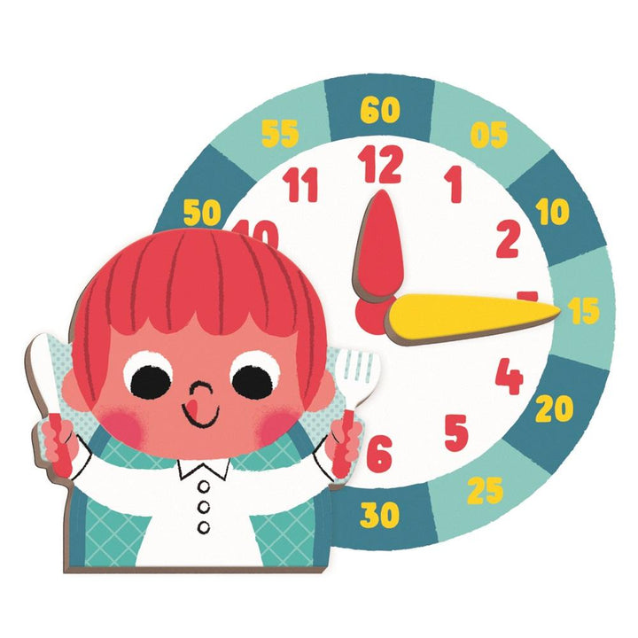 Janod Magnetibook (Learn to Tell Time)-Toys & Learning-Janod-007068 TT-babyandme.ca