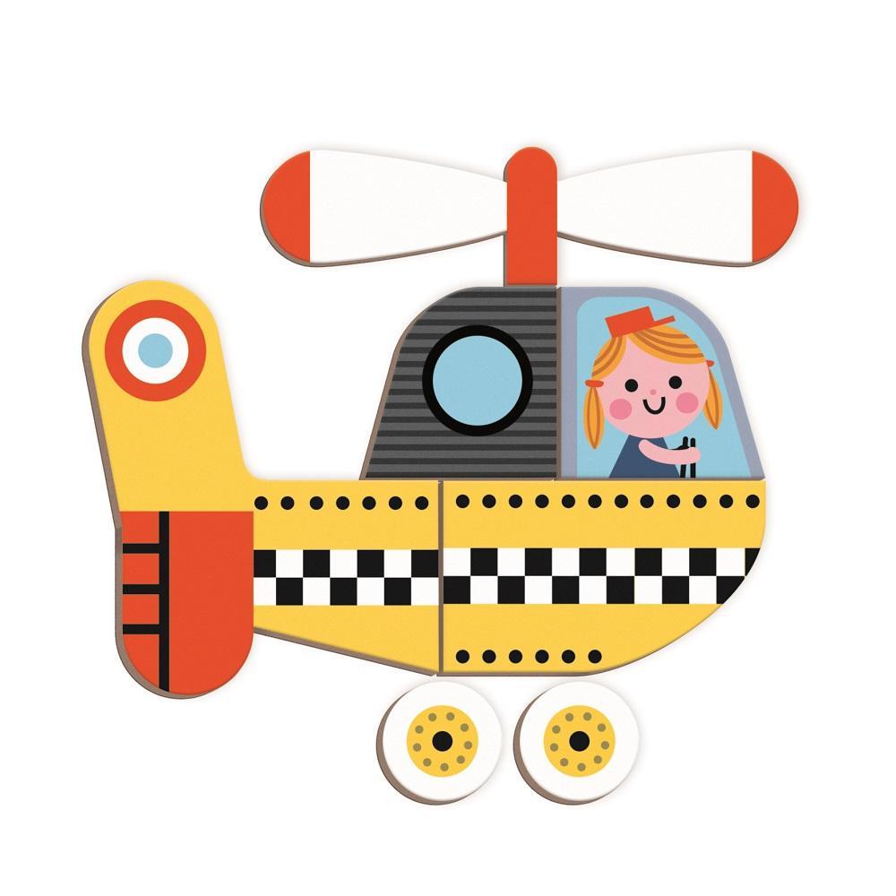 Janod Magnetibook (Racers)-Toys & Learning-Janod-007068 RA-babyandme.ca