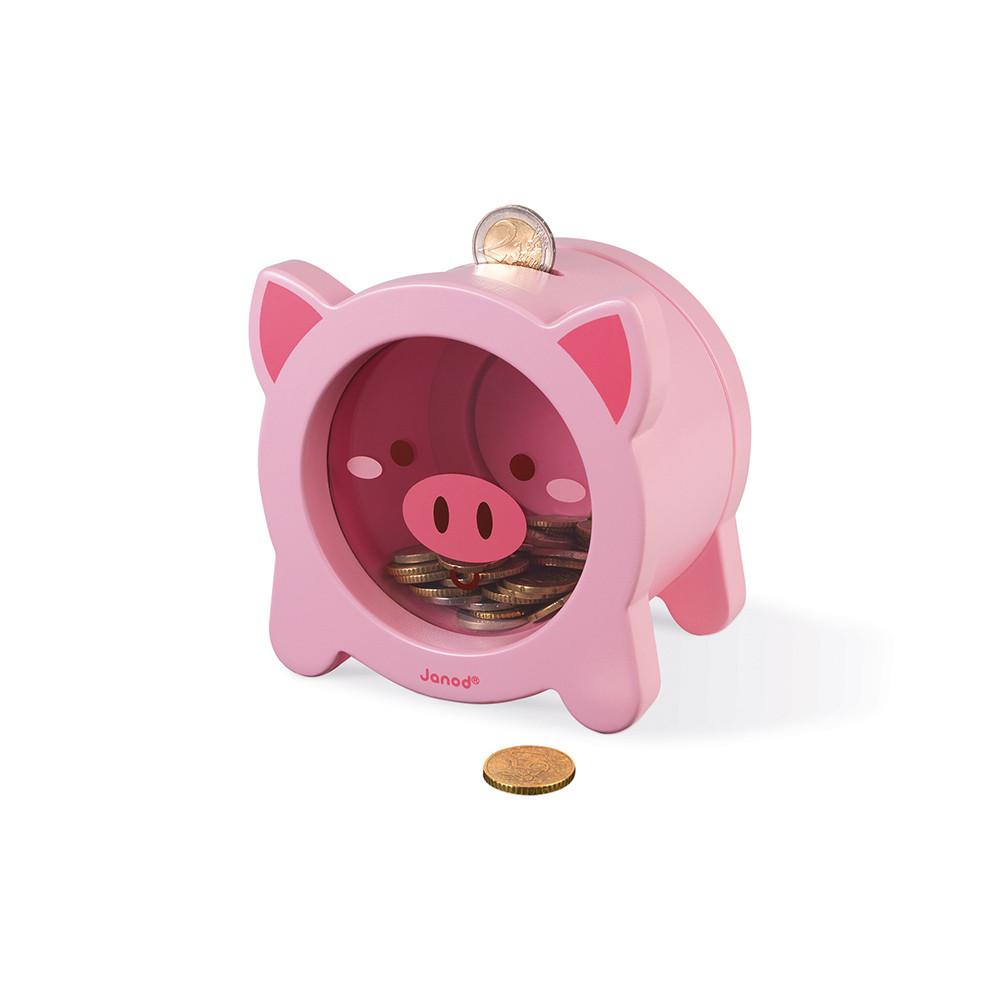 Janod Moneybox (Piggy)-Toys & Learning-Janod-028118 P-babyandme.ca