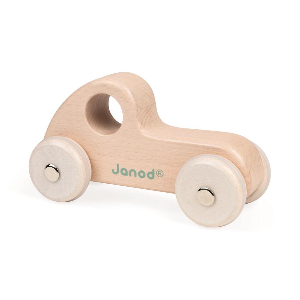 Janod Sweet Cocoon Push Along Vehicle (Pink Truck)-Toys & Learning-Janod-028627 PT-babyandme.ca