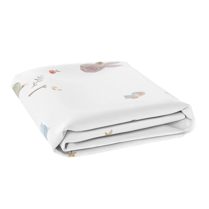 Kushies Percale Dream Changing Pad Cover with Slits (Forest)-Bath-Kushies-031077 FO-babyandme.ca