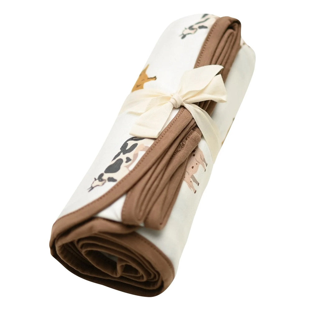 Kyte Baby Printed Bamboo Single Swaddle (Moo)-Nursery-Kyte Baby-027845 MO-babyandme.ca