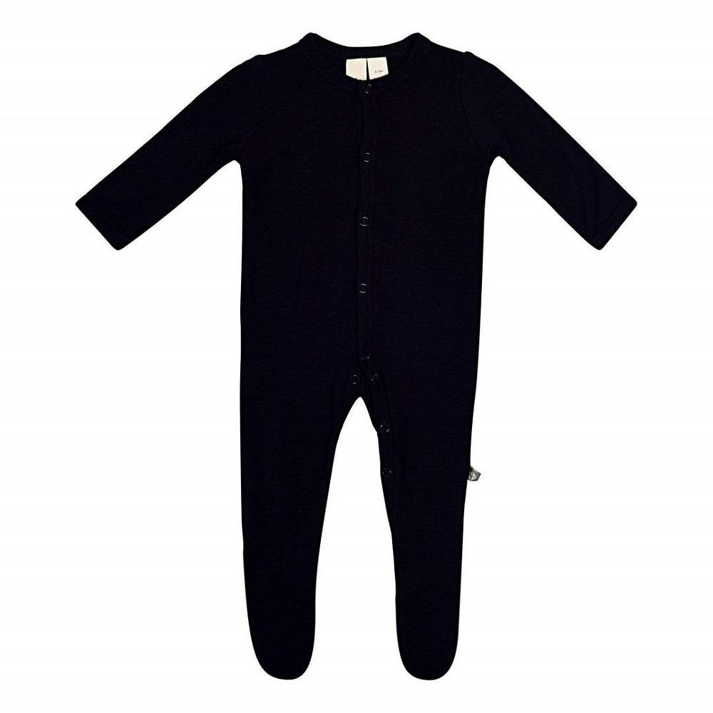 Kyte Baby Snap Footie with Fold Over Mittens (Midnight)-Apparel-Kyte Baby-Preemie-028499 MD PR-babyandme.ca