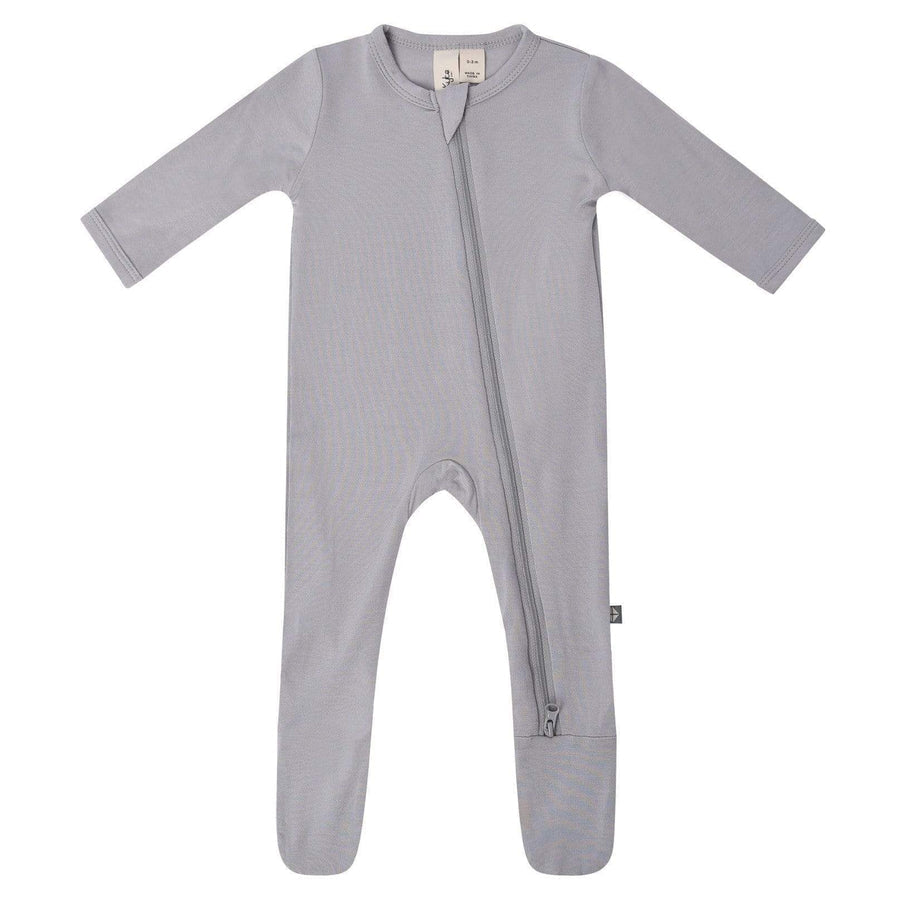 Kyte Baby Zippered Footie (Storm)-Apparel-Kyte Baby--babyandme.ca