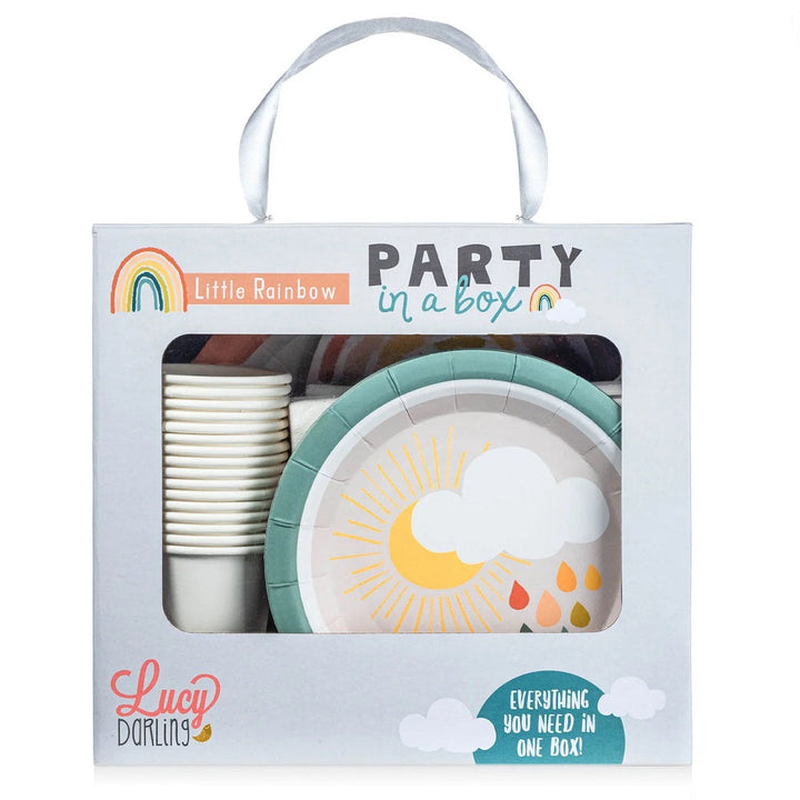 Lucy Darling Party in a Box (Little Rainbow) - FINAL SALE-Party Supplies-Lucy Darling-030854 LR-babyandme.ca