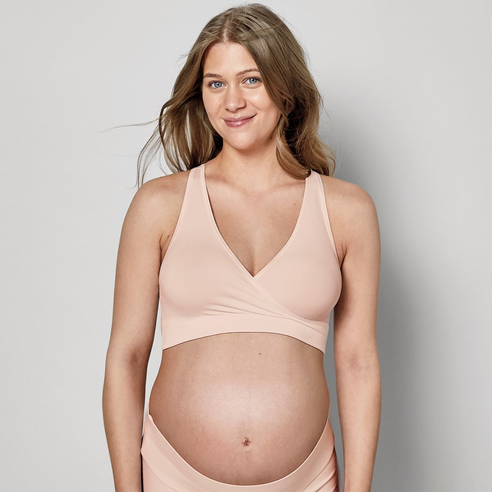 Medela Keep Cool Sleep Bra (Chai)-Apparel-Medela--babyandme.ca