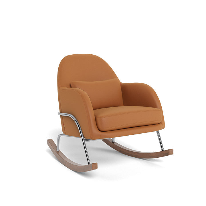 Monte Jackie Rocker (Chrome Frame) SPECIAL ORDER-Nursery-Monte Design-Enviroleather: Tan-026057 CM TN-babyandme.ca