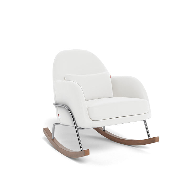 Monte Jackie Rocker (Chrome Frame) SPECIAL ORDER-Nursery-Monte Design-Enviroleather: White-026057 CM WH-babyandme.ca