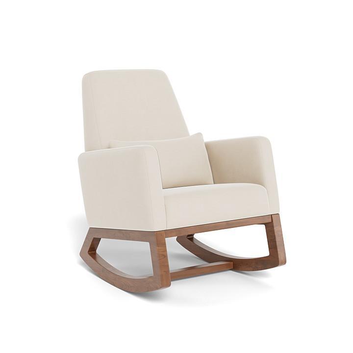 Monte Joya Rocker (Walnut Base) SPECIAL ORDER-Nursery-Monte Design-Brushed Cotton-Linen: Beach-011167 WN BE-babyandme.ca