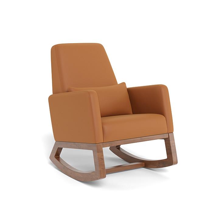 Monte Joya Rocker (Walnut Base) SPECIAL ORDER-Nursery-Monte Design-Enviroleather: Tan-011167 WN TN-babyandme.ca