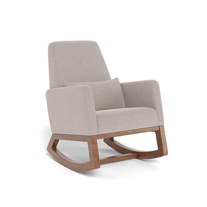 Monte Joya Rocker (Walnut Base) SPECIAL ORDER-Nursery-Monte Design-Performance Heathered: Sand-011167 WN SA-babyandme.ca