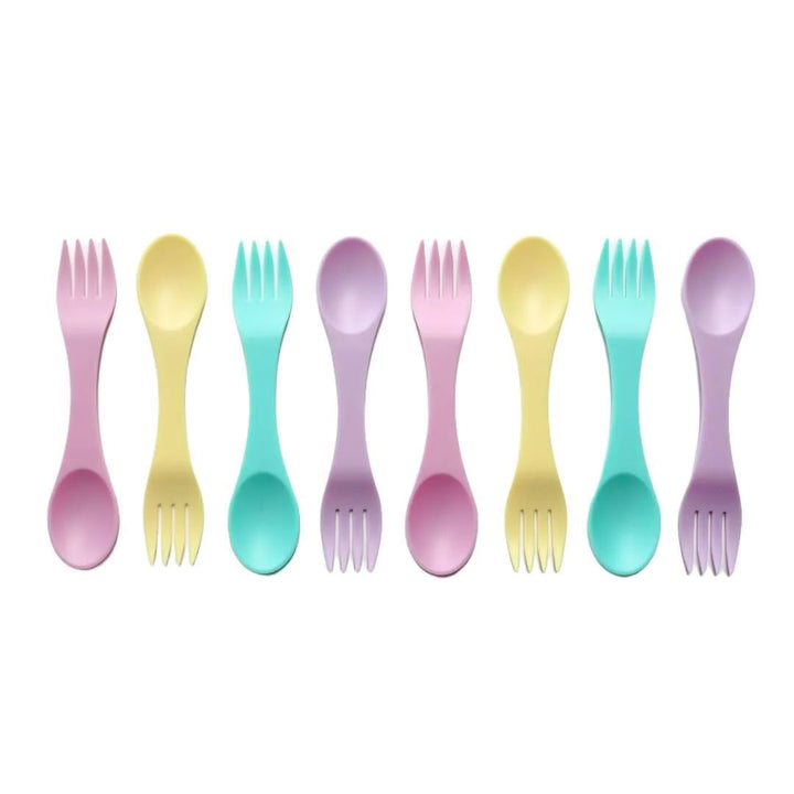 Munchbox Sporks 8pcs (Pastel)-Feeding-MunchBox-031891 PA-babyandme.ca