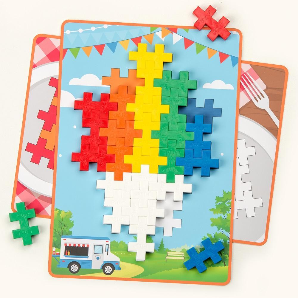 Plus Plus BIG Picture Puzzles 60-Piece (Basic Mix)-Toys & Learning-Plus-Plus-027561 BA-babyandme.ca