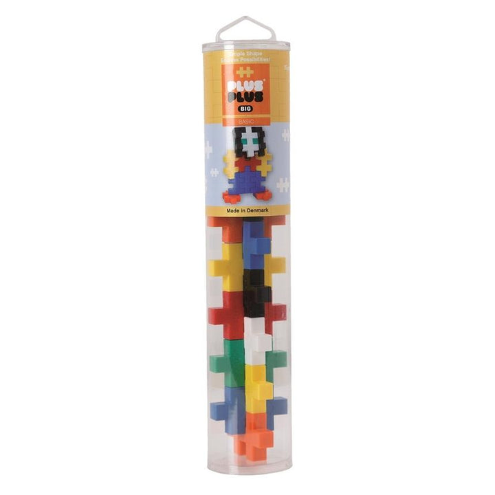 Plus Plus BIG Tube 15-Piece (Basic Mix)-Toys & Learning-Plus-Plus-027508 BS-babyandme.ca