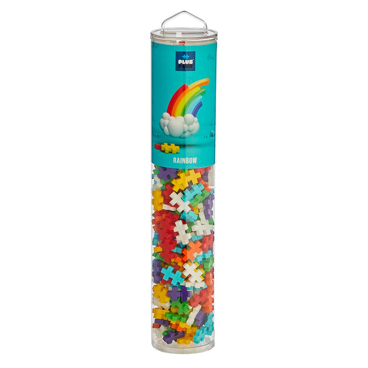 Plus Plus Mini Tube 240-Piece (Rainbow Mix)-Toys & Learning-Plus-Plus-027507 RB-babyandme.ca