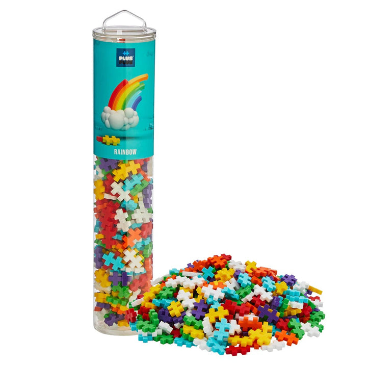 Plus Plus Mini Tube 240-Piece (Rainbow Mix)-Toys & Learning-Plus-Plus-027507 RB-babyandme.ca