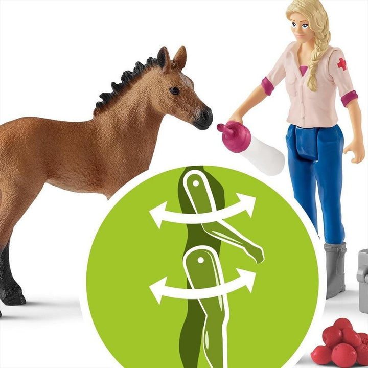 Schleich Vet Visiting Mare & Foal-Toys & Learning-Schleich-028099-babyandme.ca