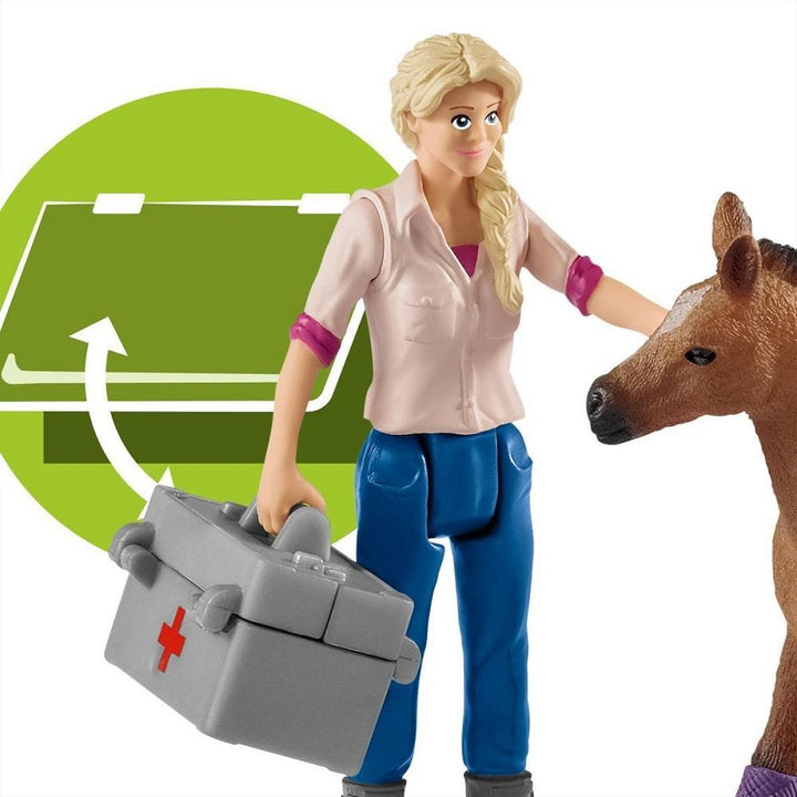 Schleich Vet Visiting Mare & Foal-Toys & Learning-Schleich-028099-babyandme.ca