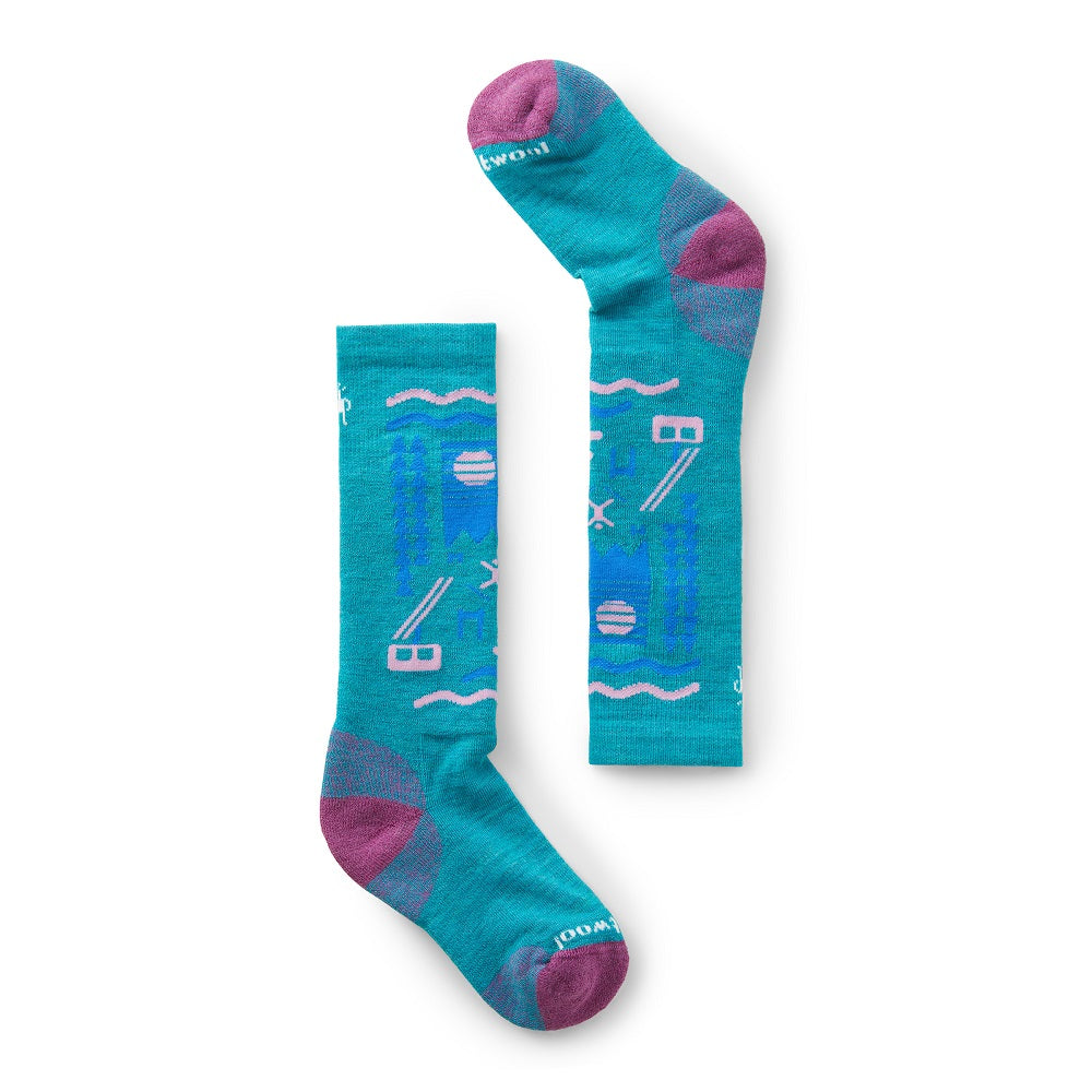 SmartWool Wintersport Full Cushion OTC Socks 1-Pack (Capri Ski Day)-Apparel-SmartWool--babyandme.ca