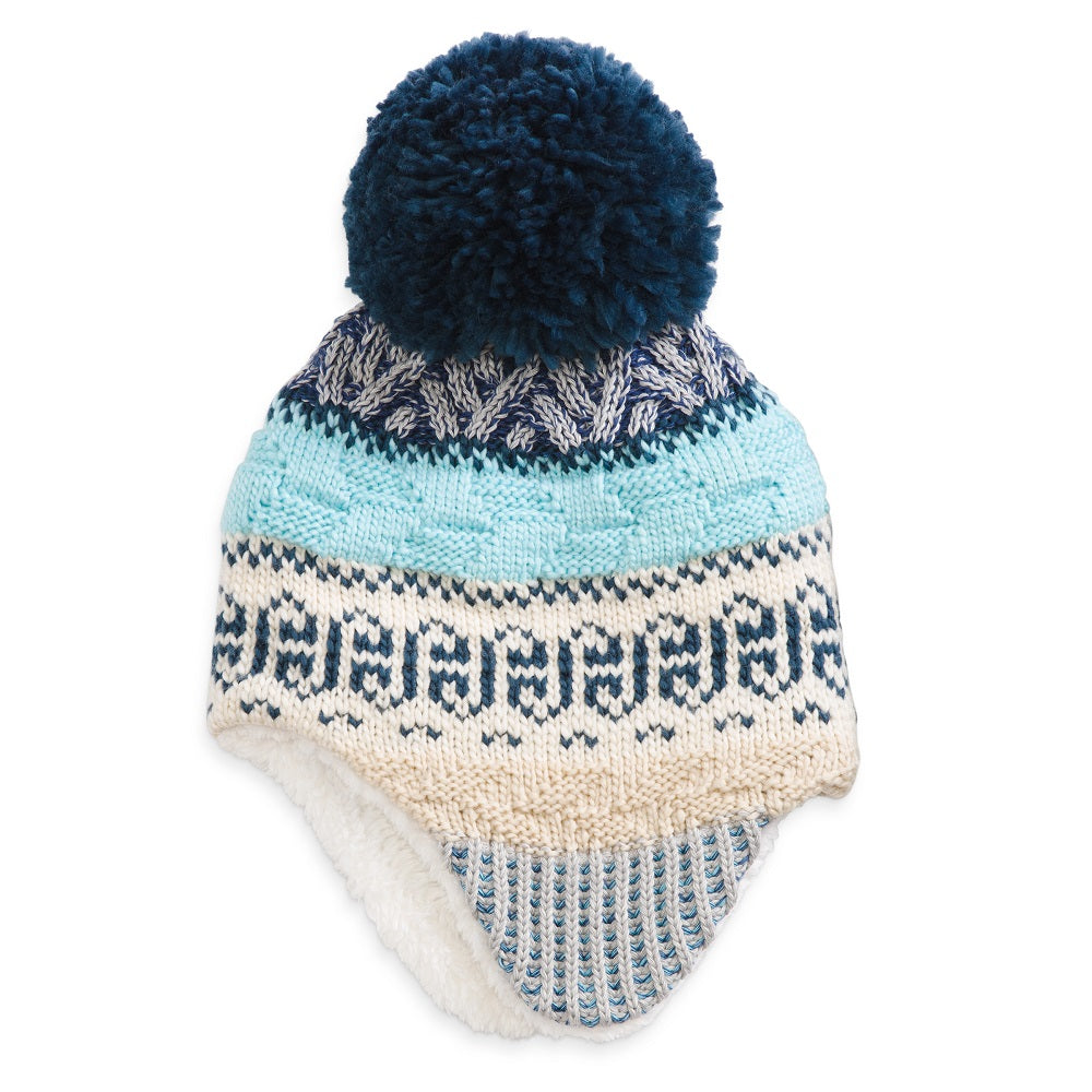 The North Face Baby Fair Isle Earflap Beanie (TNF Light Grey Heather/Multi)