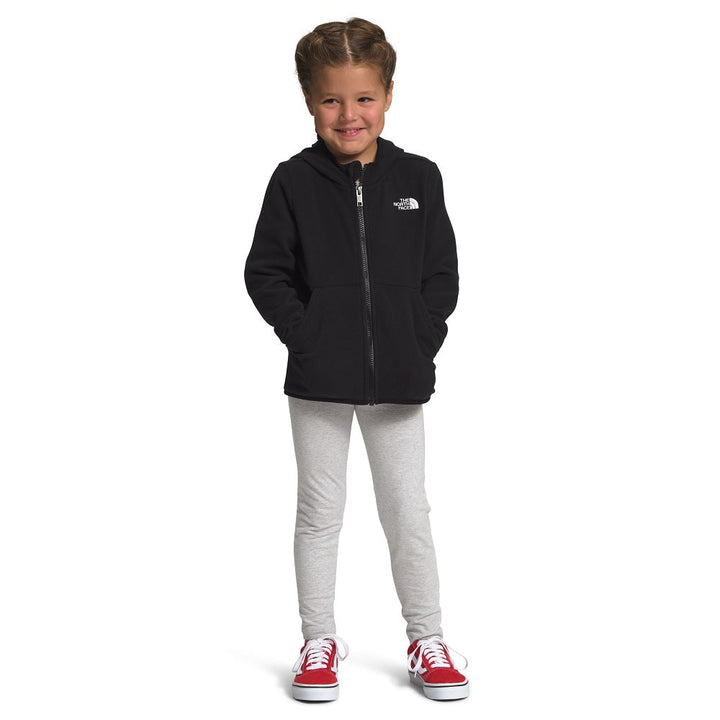 The North Face Kids Glacier Full-Zip Hoodie (TNF Black)-Apparel-The North Face--babyandme.ca