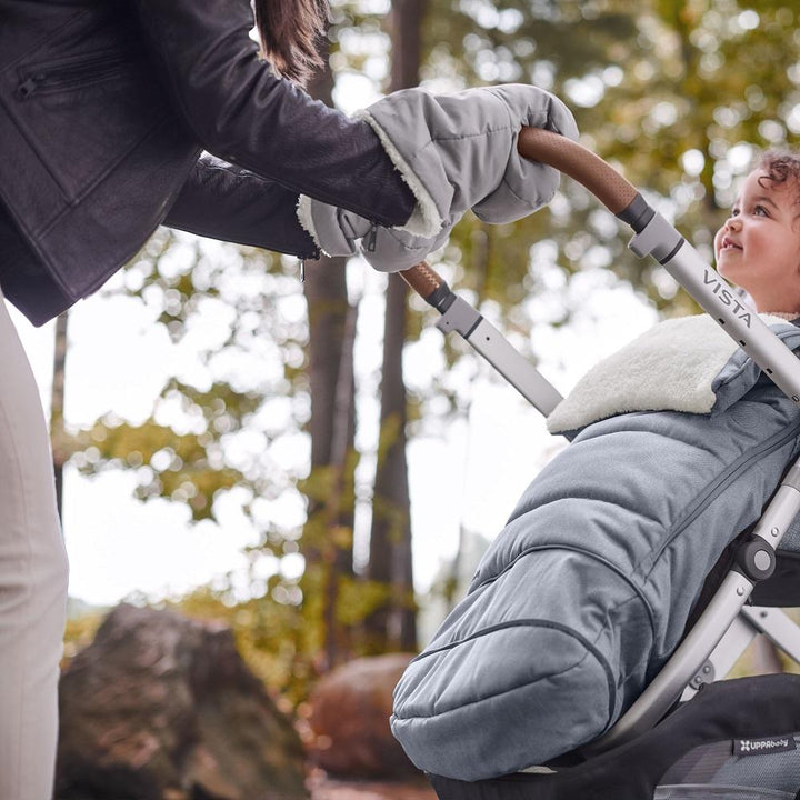 UPPAbaby Cozy Handmuffs (Greyson)-Gear-UPPAbaby-030453 GS-babyandme.ca