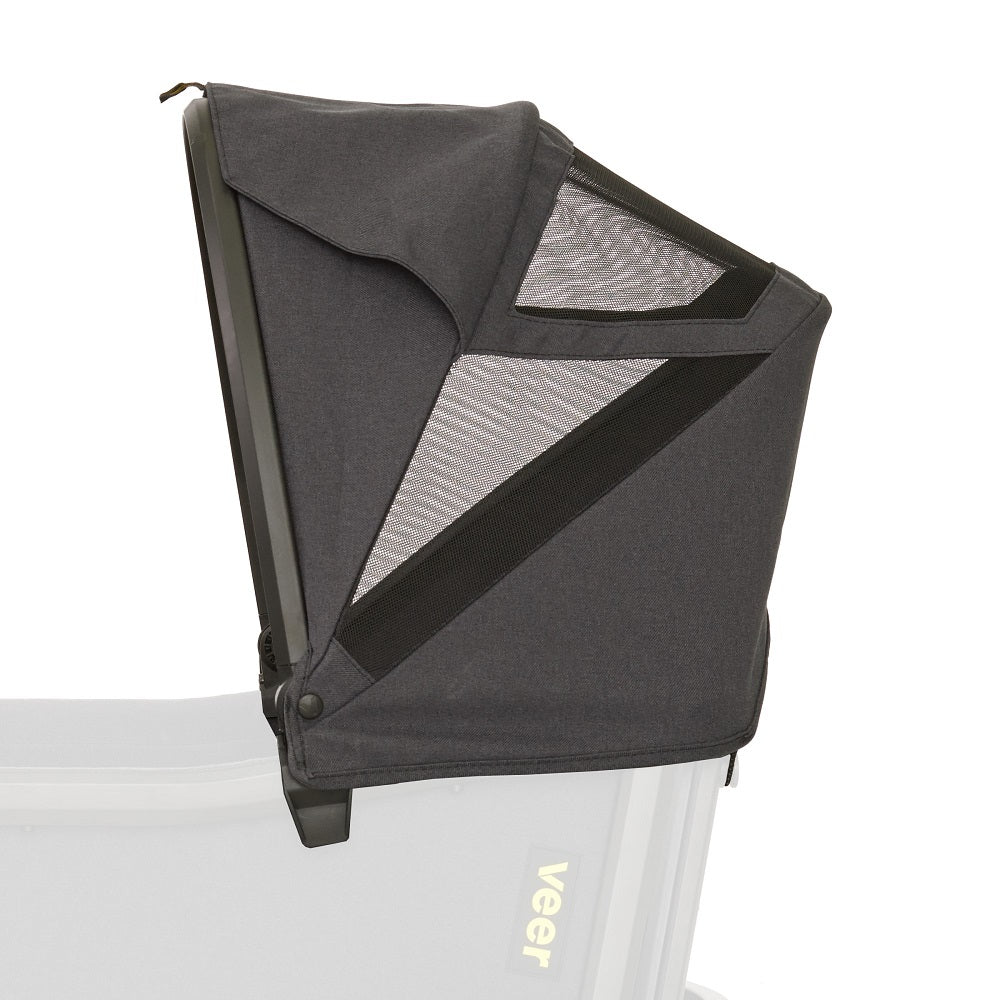 Veer Cruiser XL Retractable Canopy (Heather Grey)-Gear-Veer-031451 GY-babyandme.ca