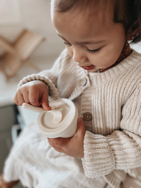 noüka Straw Cup 8oz (Fern)-Feeding-noüka-031728 FN-babyandme.ca